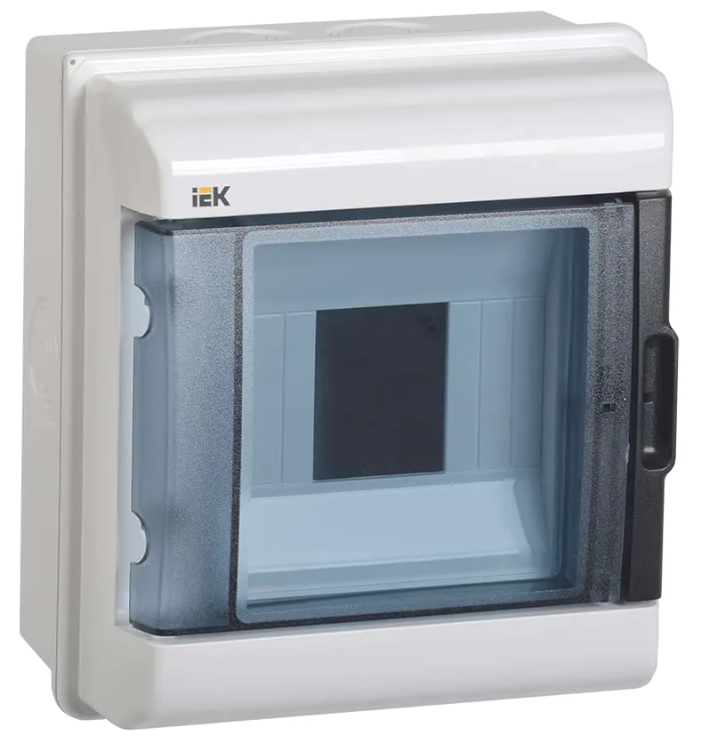 Fuse box 5 modules surface-mounted IP55