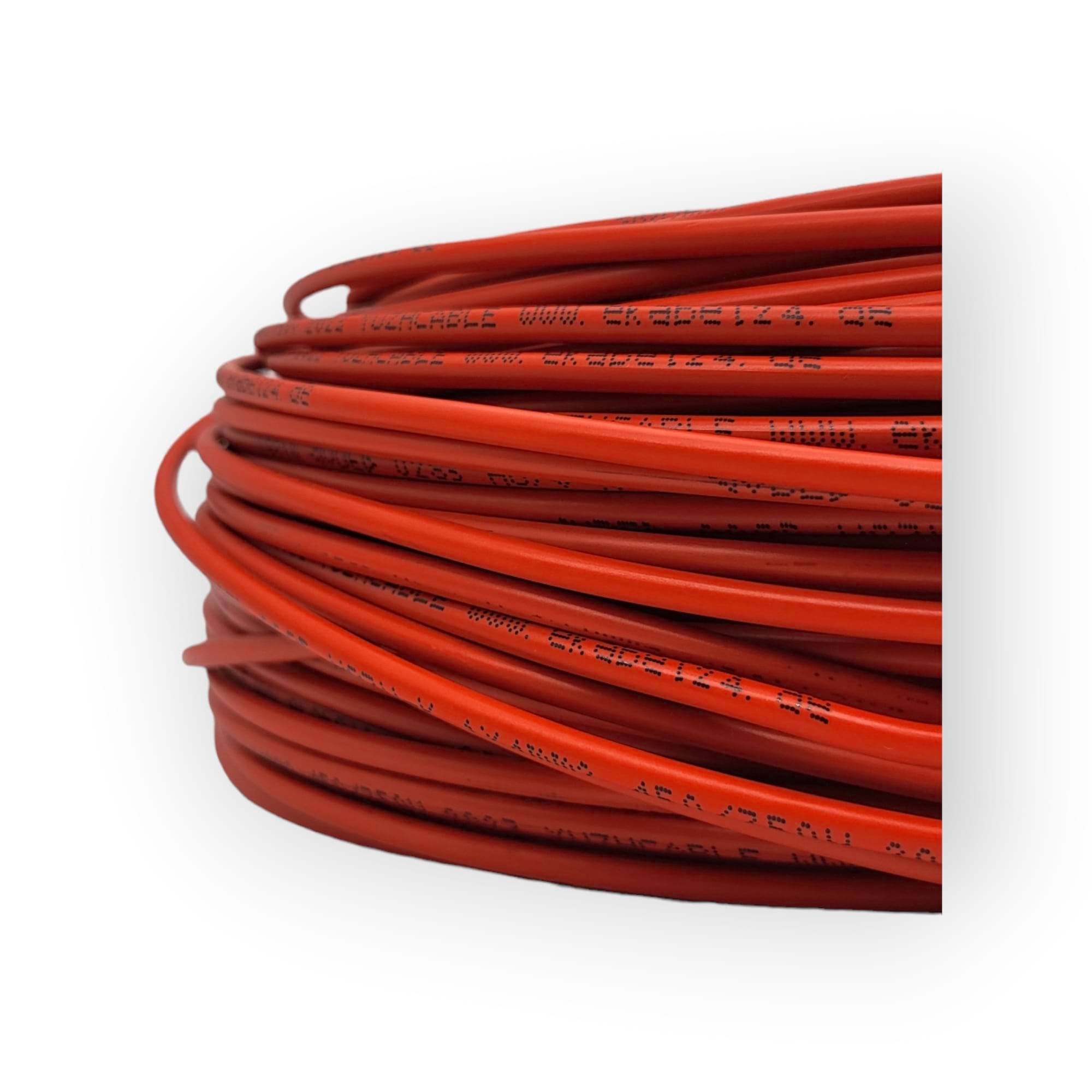 Aderleitung flexibel H07VK Rot Kabel