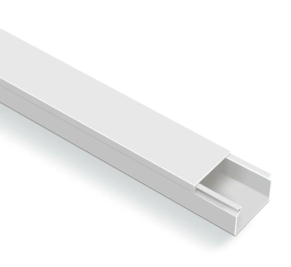 10m Kabelkanal 80x40 mm Weiss VDE