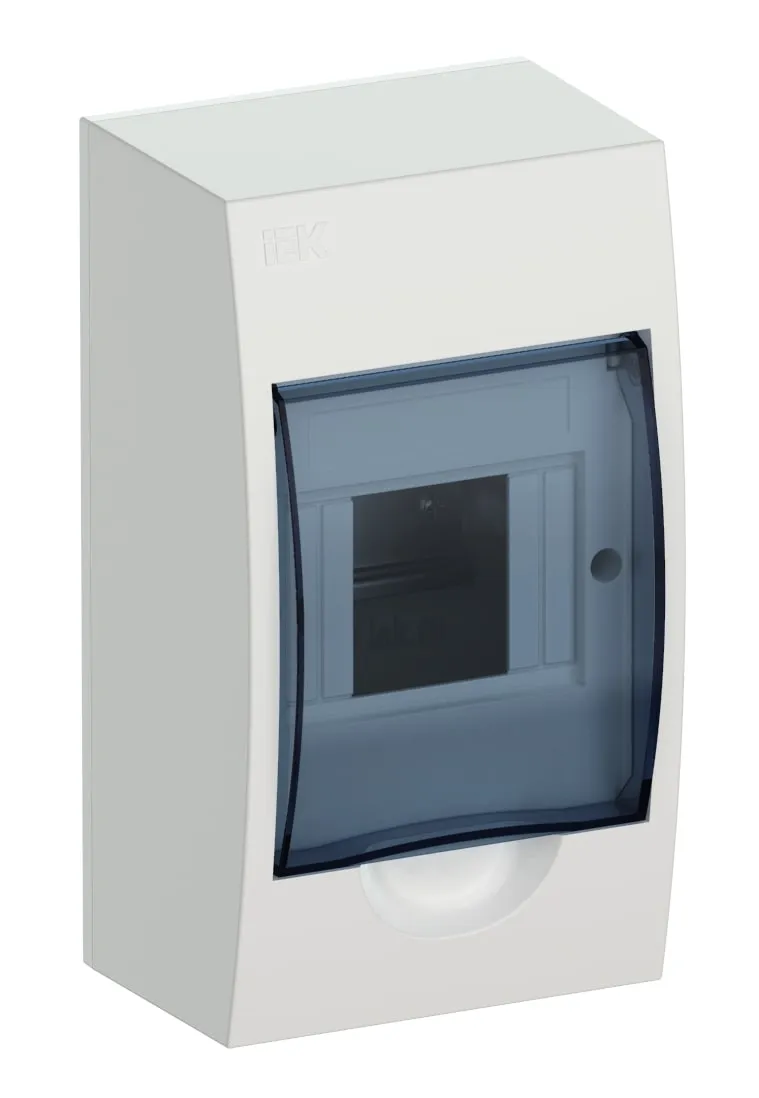 Fuse box 4 modules surface-mounted IP40 small distribution board