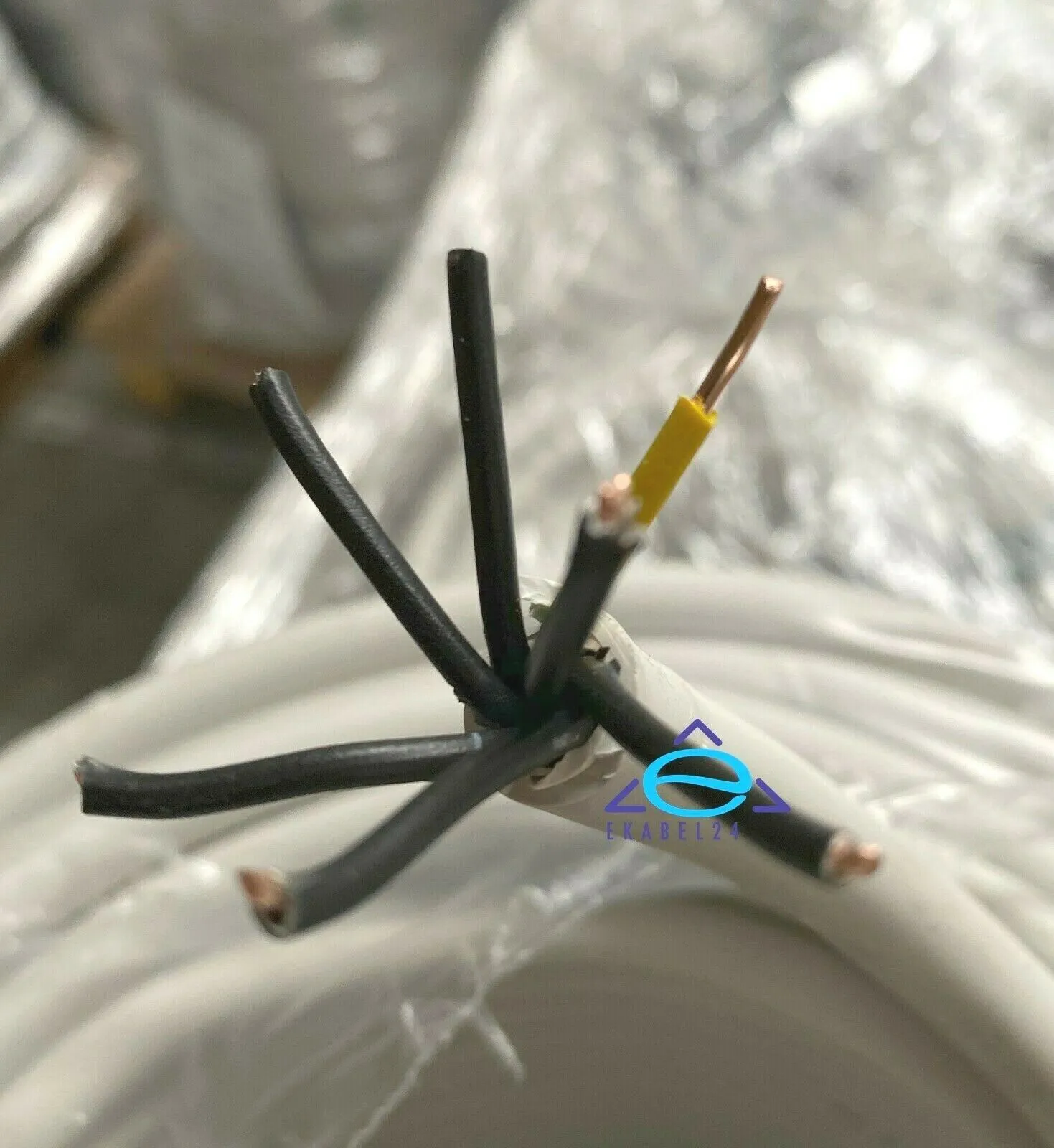 NYM-J 7x1.5 mm² sheathed cable 50m