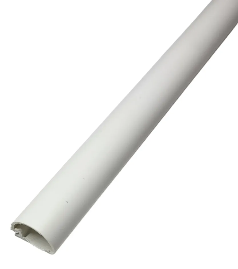 2m cable duct for screwing 18x12mm white semicircular D-Line