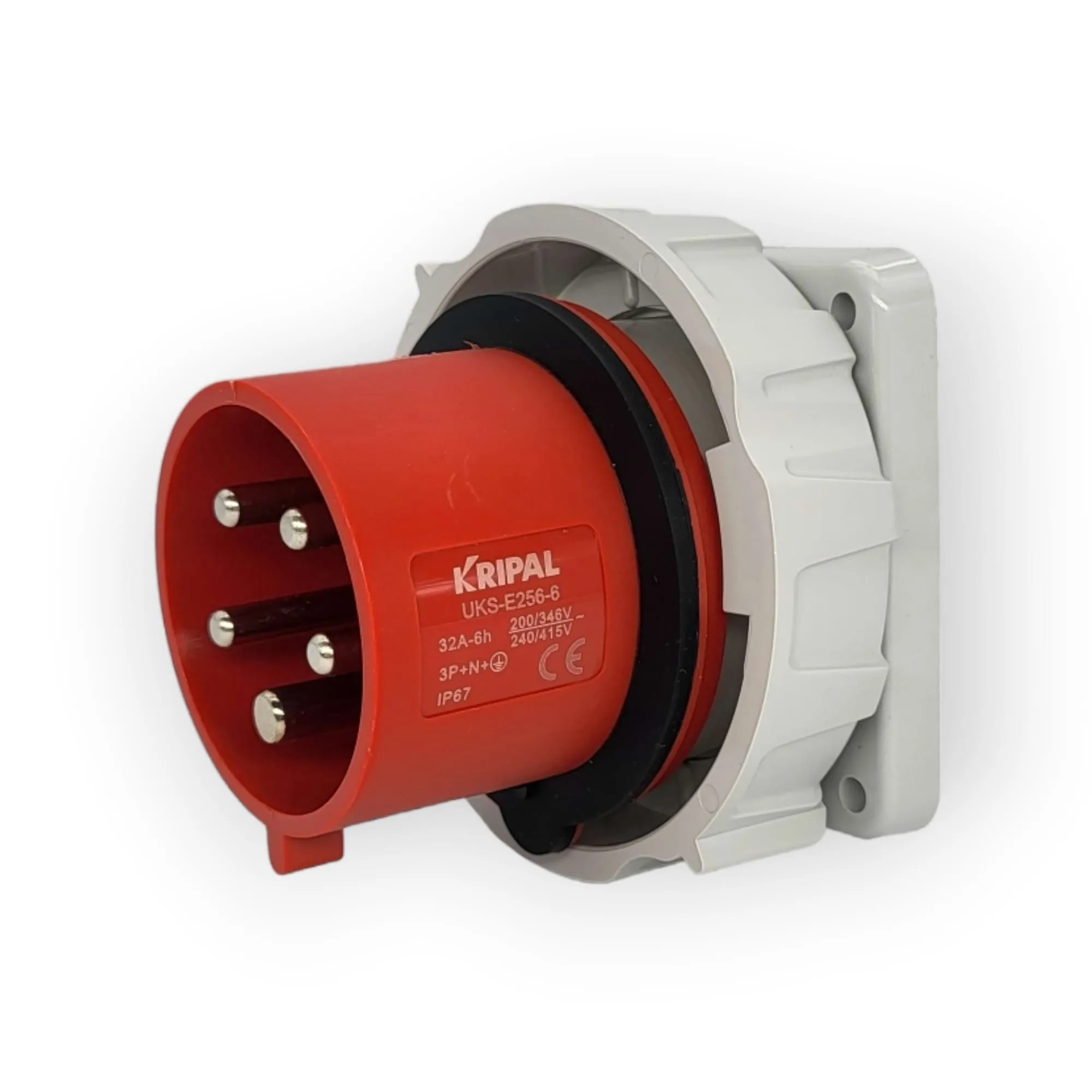 IP67 32A 5P 400V 6h CEE Einbaustecker
