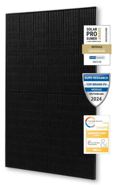 SOLARFABRIK S4 450 Trend Black Solarmodul Glas-Glas