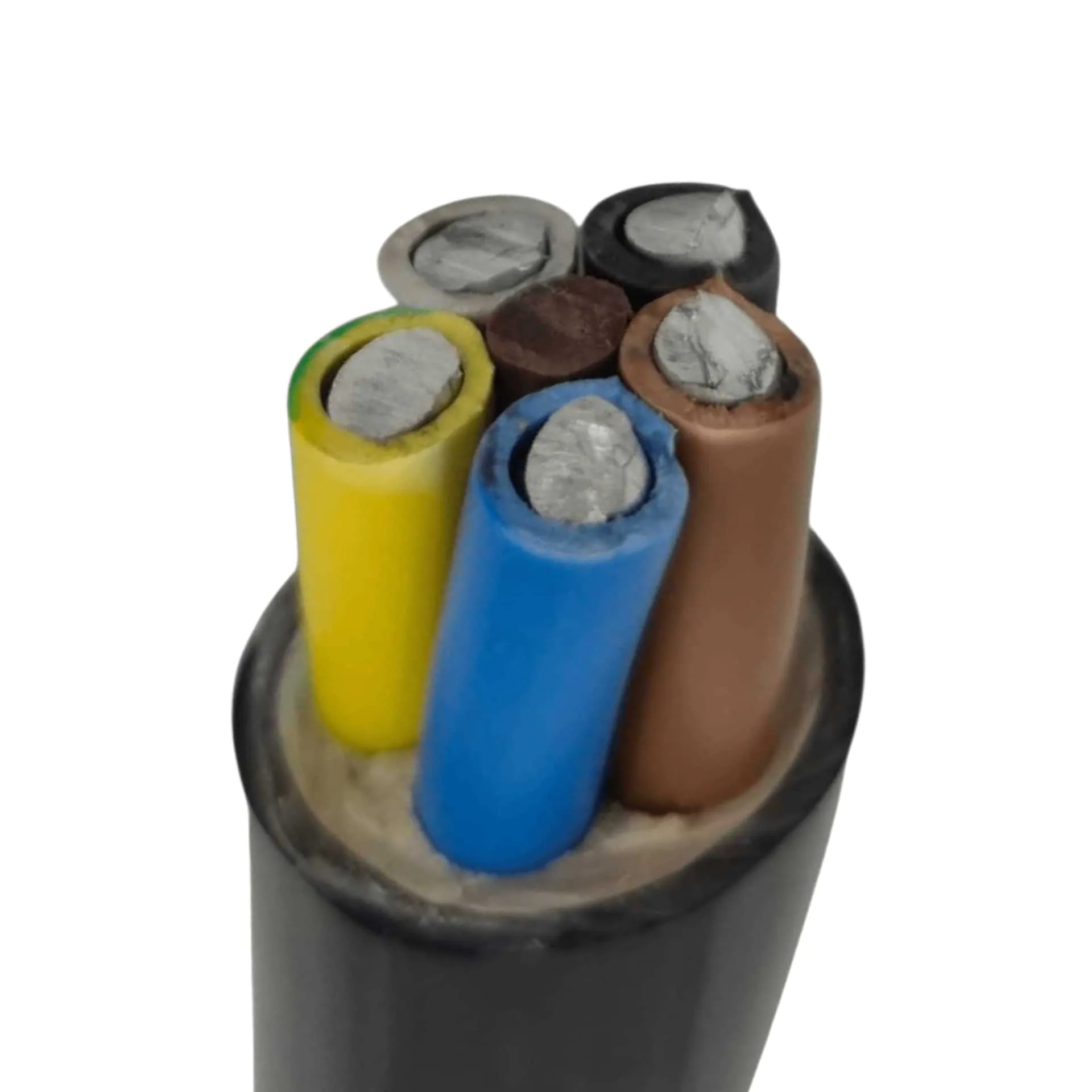 Alu-Erdkabel NAYY-J 5x16 5x25 5x35 mm² Meterware Kaufen Online Alu-Erdkabel NAYY-J 5x16 5x25 5x35 mm² Meterware Kaufen Online