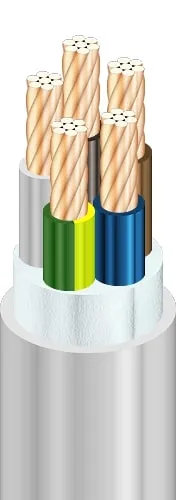NYM-J 5x16 mm² sheathed cable 20m RM