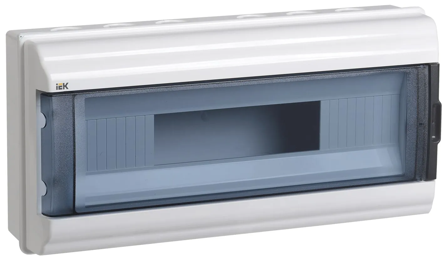 Fuse box 18 modules surface-mounted IP55