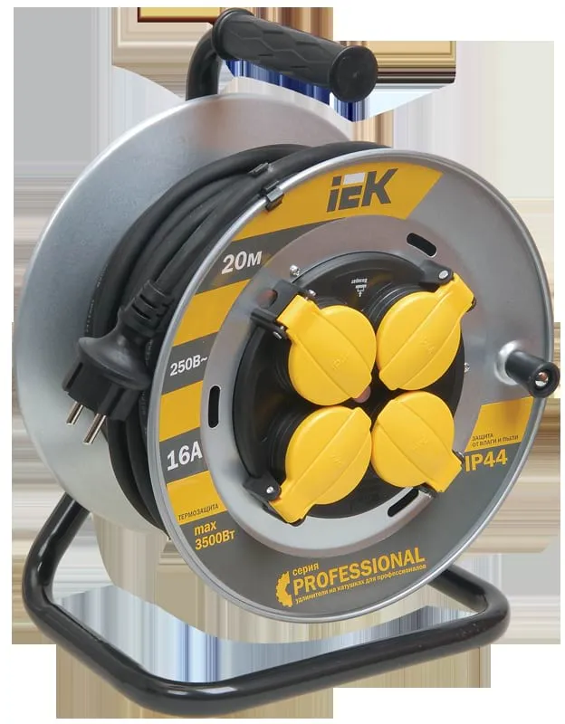Cable reel overheating protection 20m