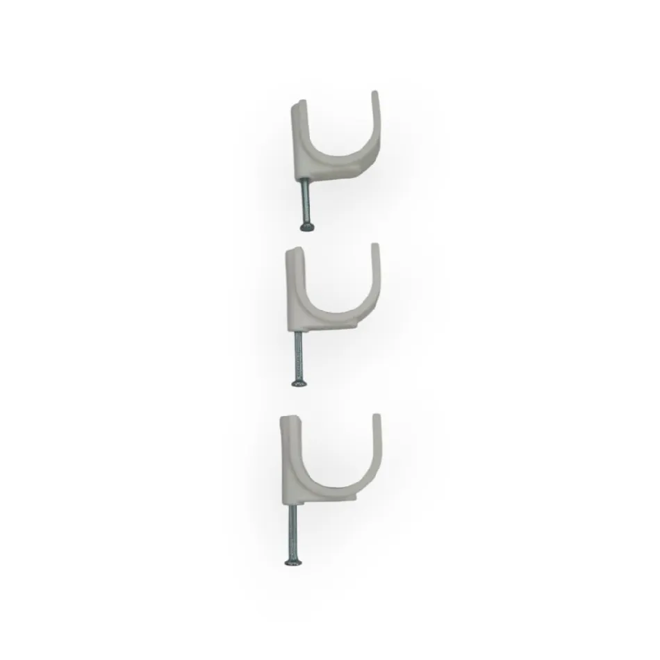 Nail clips 12mm 100pcs. white