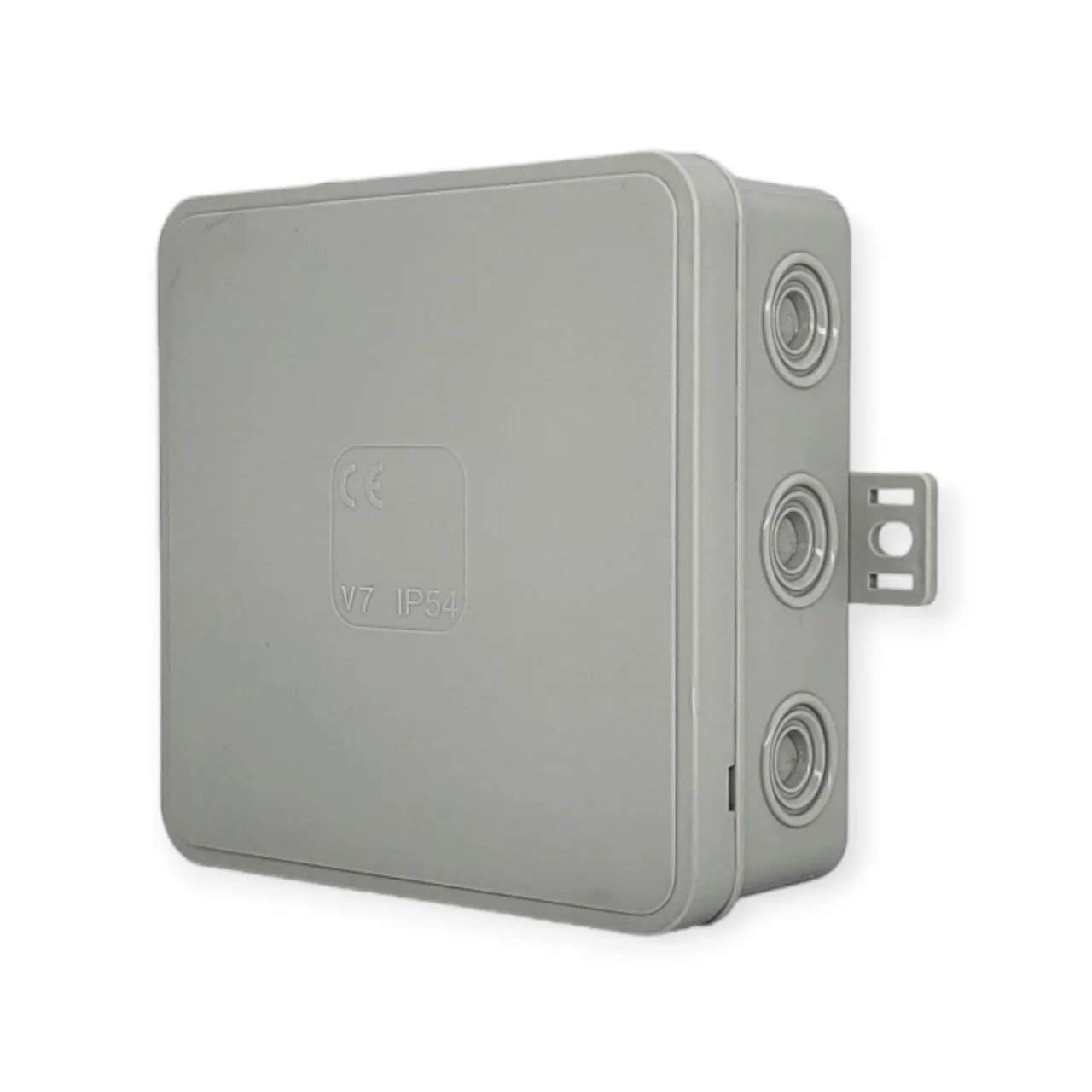 Junction box grey 100x100x41mm IP54