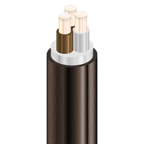 Underground cable NYY-J 3x4 mm² black by the metre RE