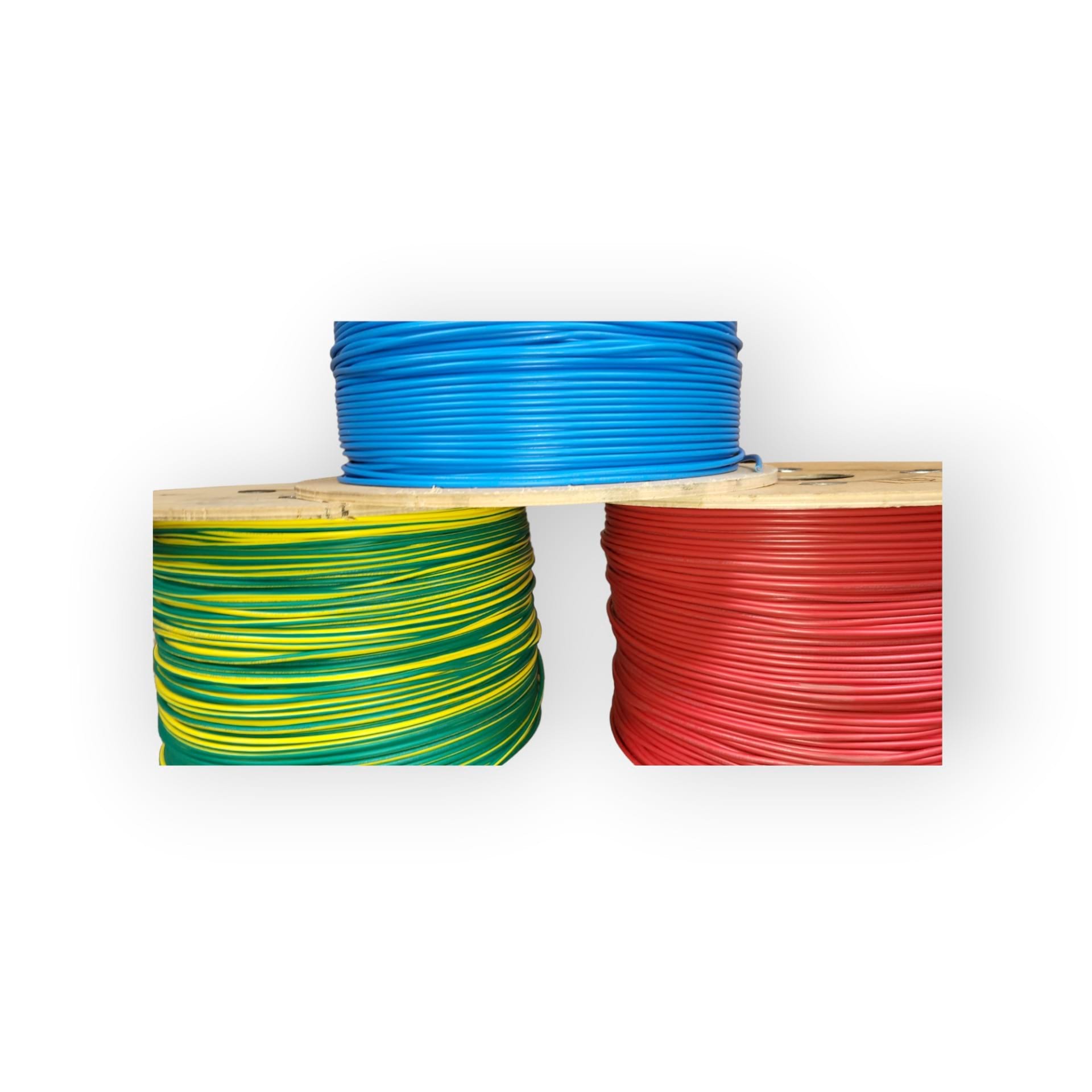 Aderleitung Kabel Rolle Shop Grün Blau Rot