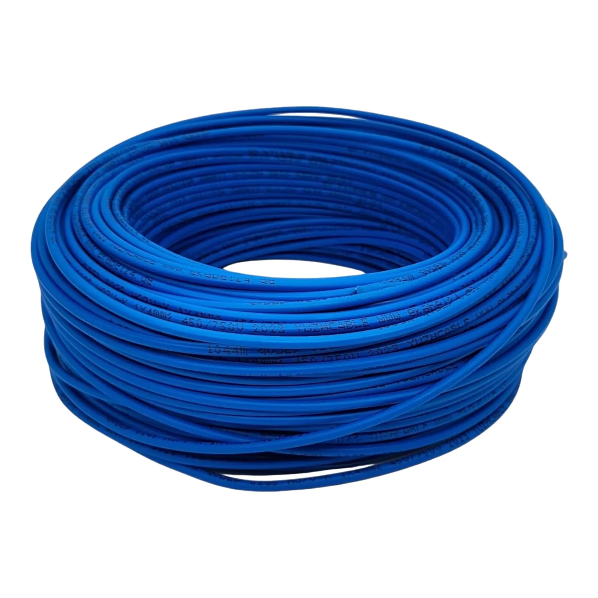 Aderleitung starr H07V-U 1,5 mm² blau 100 Meter
