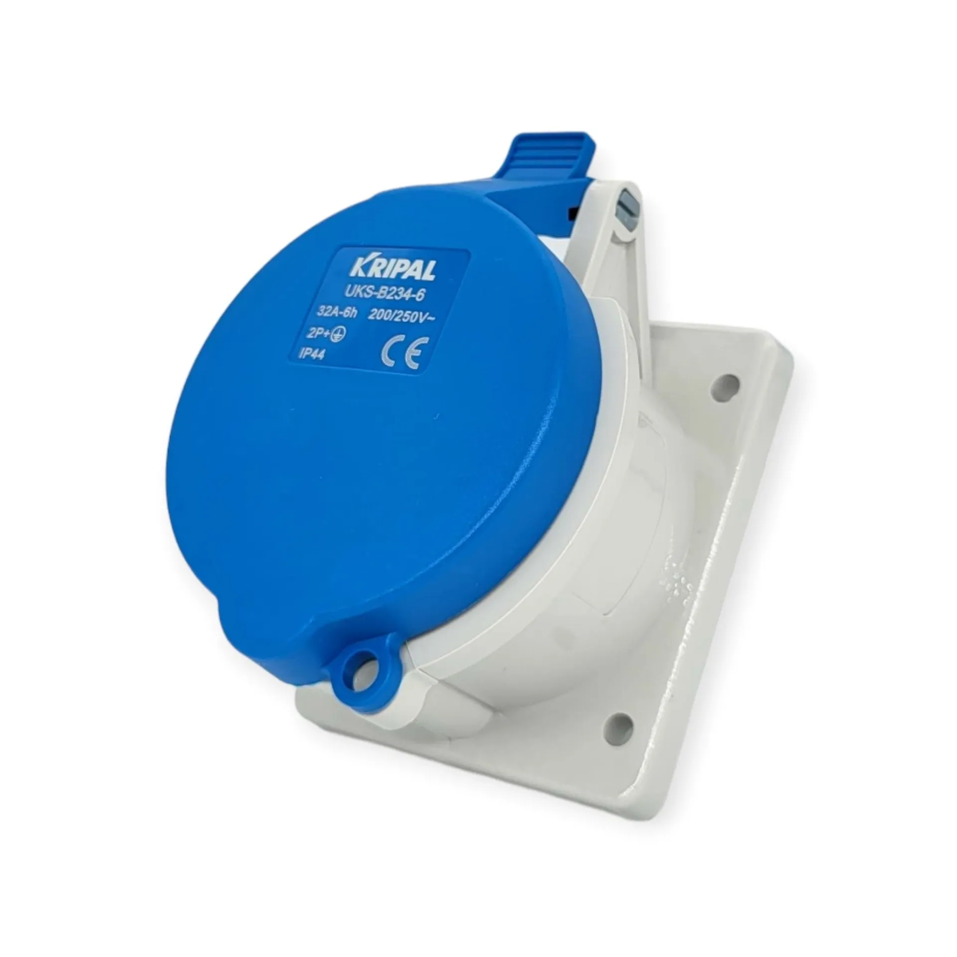 IP44 32A 3P 230V 6h CEE Einbausteckdose