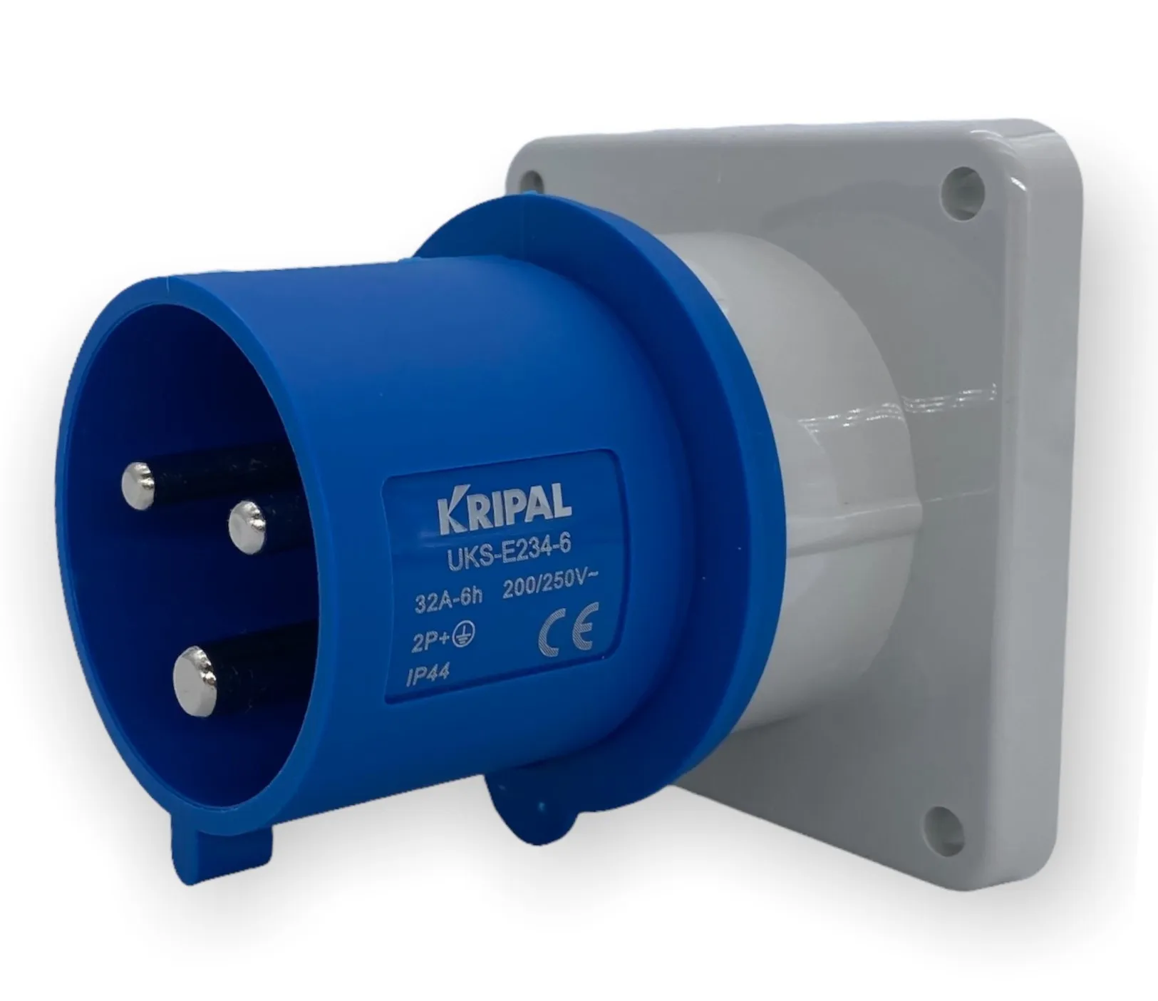 IP44 16A 3P 230V 6h CEE Einbaustecker