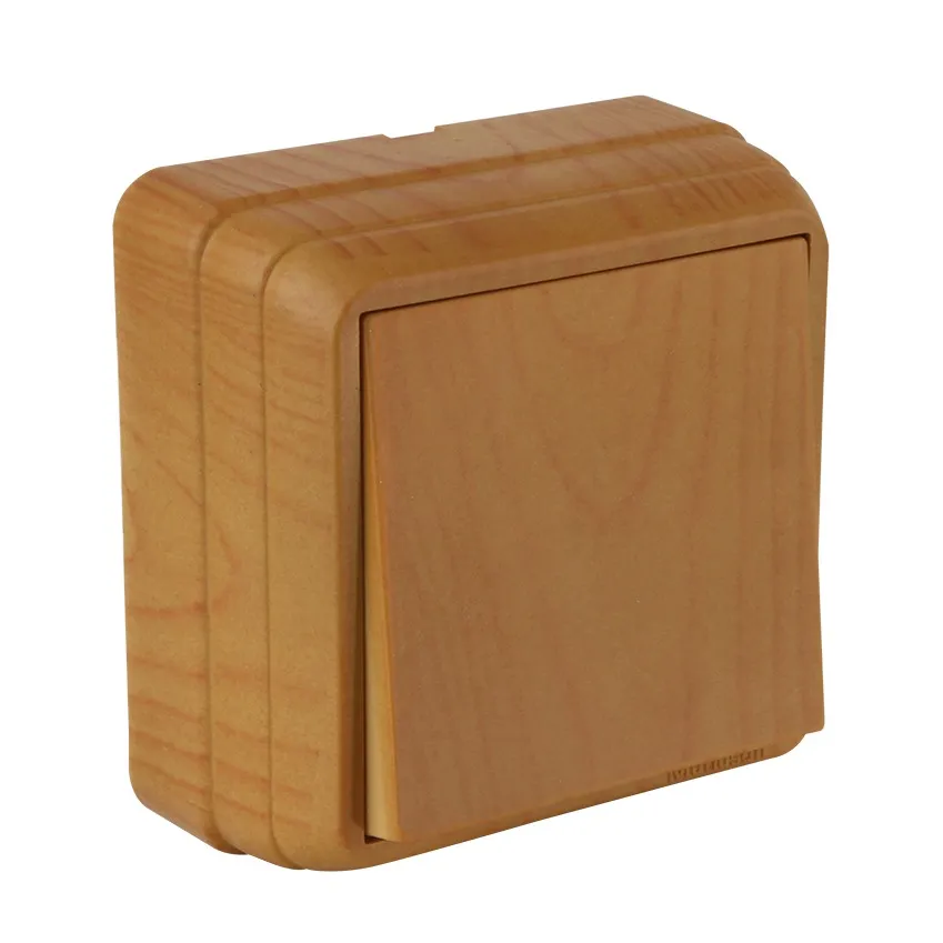 BRON surface-mounted switch oak