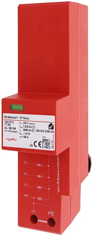 DEHN 900396 ZP B TT 255 Kombiableiter Typ 1+2