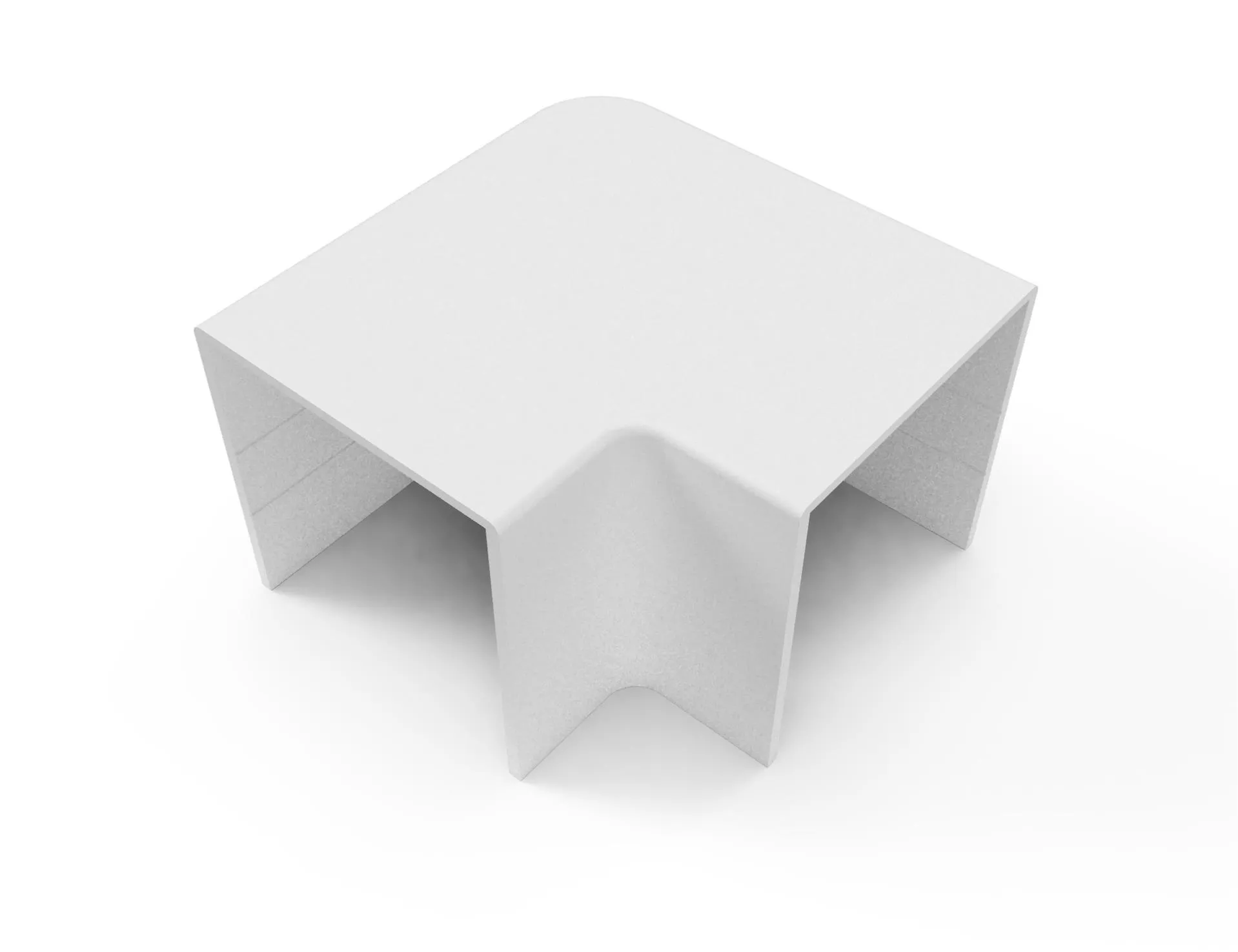 Eckverbinder 40x40 L-Ecke Weiss