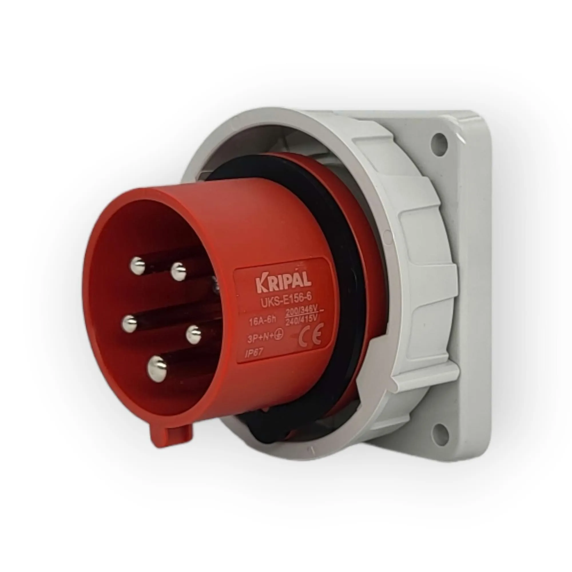 IP67 16A 5P 400V 6h CEE Einbaustecker