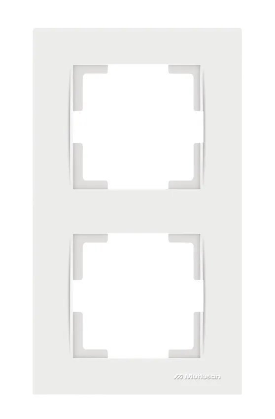 Cover frame vertical 2-gang VDE RITA