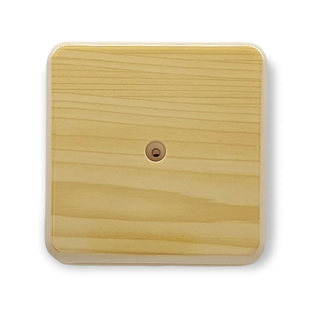 Junction box 75x75x20 mm colour pine