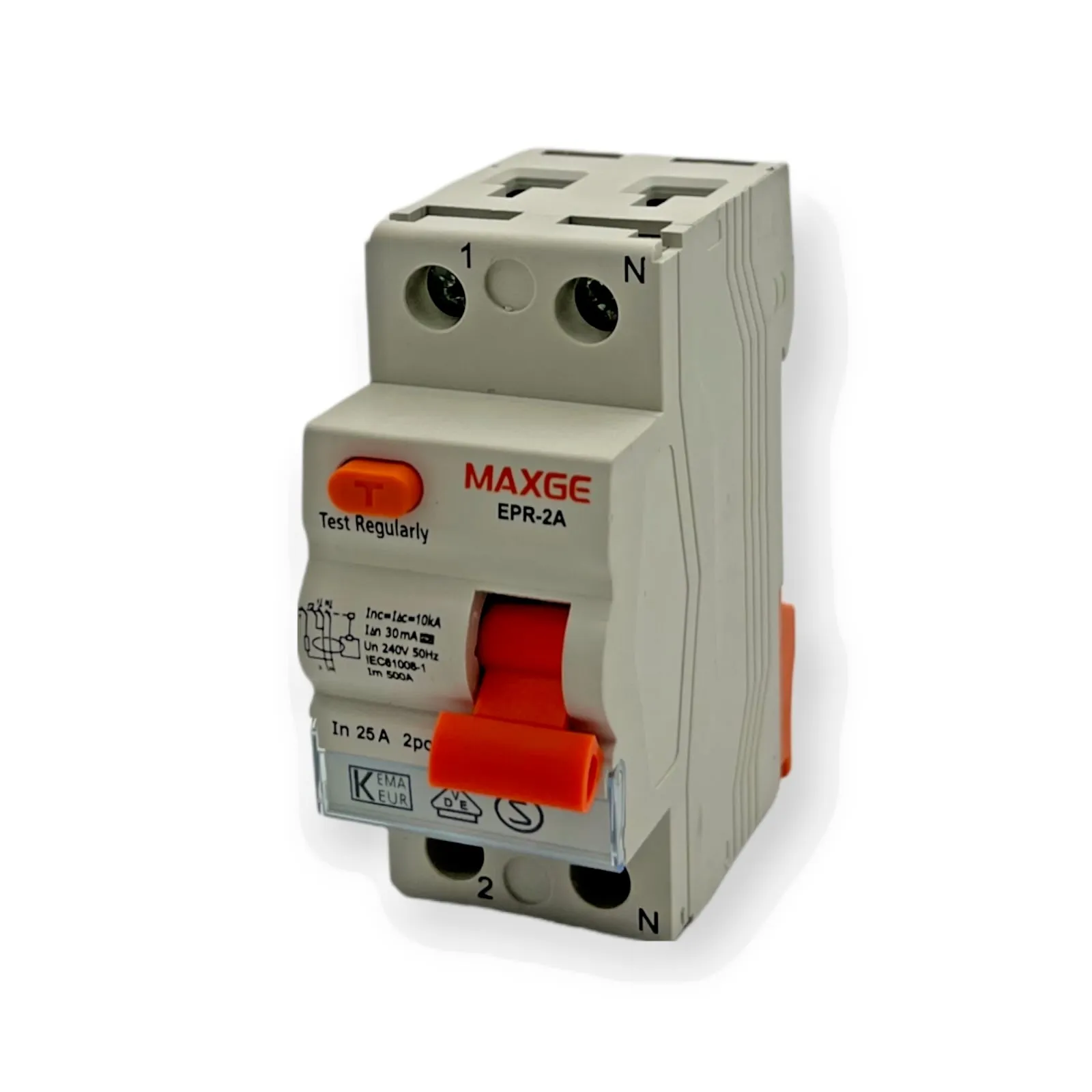 RCD 25A 2-pole type A