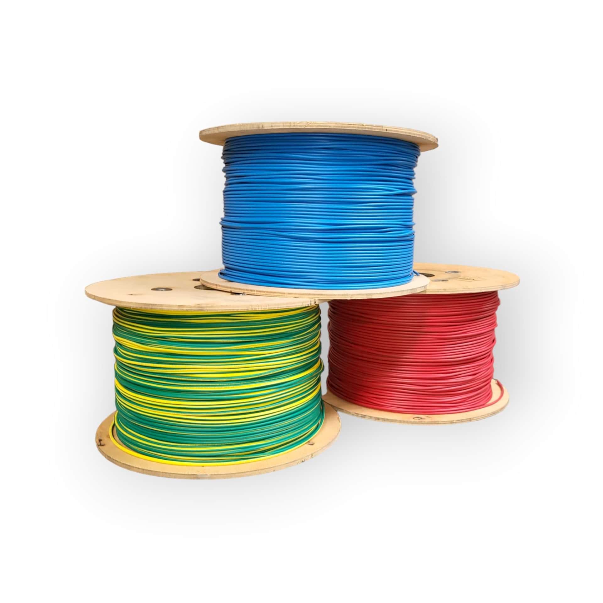 Aderleitung Kabel flexibel H07V-K Shop Grün Blau Rot Kabelrolle