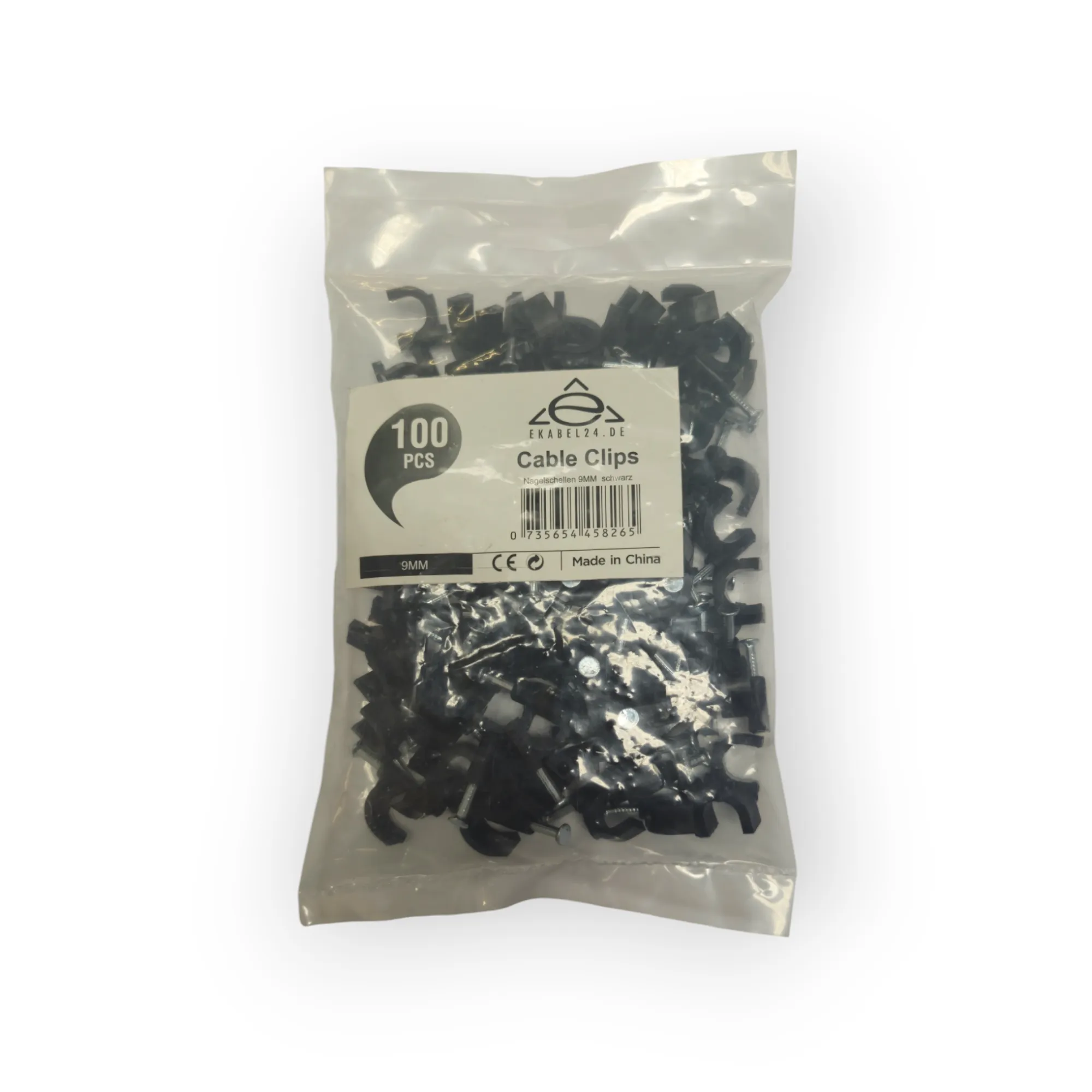 Nagelschellen 16mm 100st. schwarz